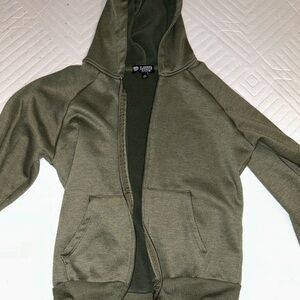 Love Nation Olive Zip-Up Jacket